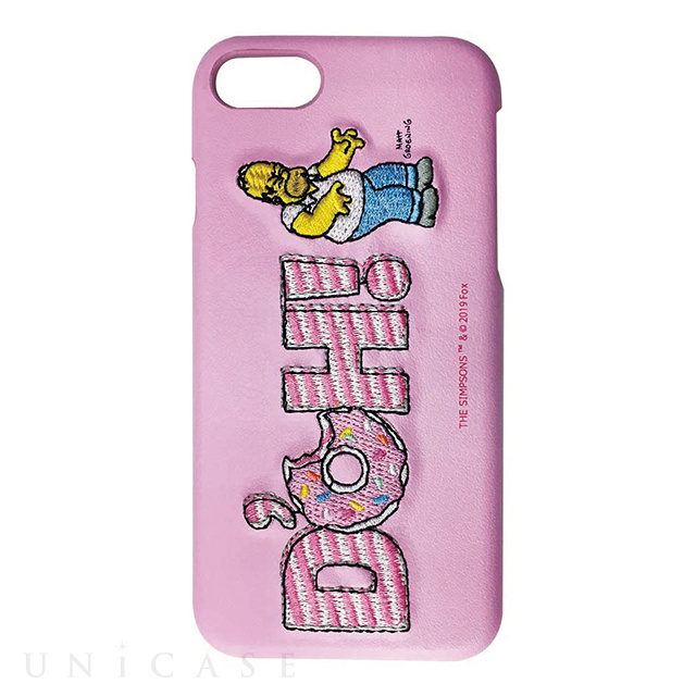 【iPhoneSE(第2世代)/8/7 ケース】The Simpsons Embroidery case (D’OH！)