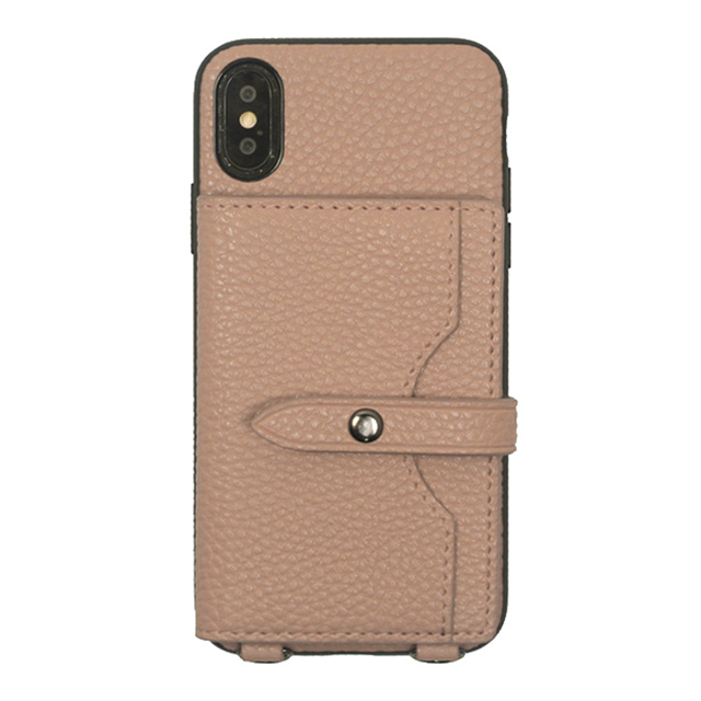 【iPhoneXS/X ケース】POCHETTE ネックストラップケース (Beige)サブ画像