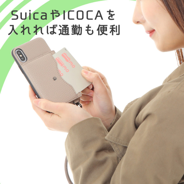 【iPhoneXS/X ケース】POCHETTE ネックストラップケース (RoseRed)サブ画像