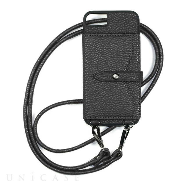 Iphonese 第2世代 8 7 6s 6 ケース Pochette ネックストラップケース Black Just Must Iphone ケースは Unicase