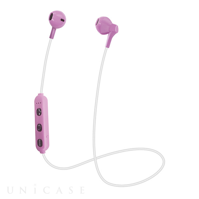 ワイヤレスイヤホン いい音 イイネ Bluetoothインナーイヤーイヤホン ピンク たのしいかいしゃ Iphoneケースは Unicase