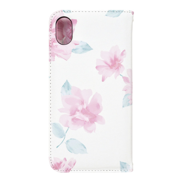 【iPhoneXS/X ケース】rienda 手帳ケース (全面/Lace Flower/ホワイト)goods_nameサブ画像