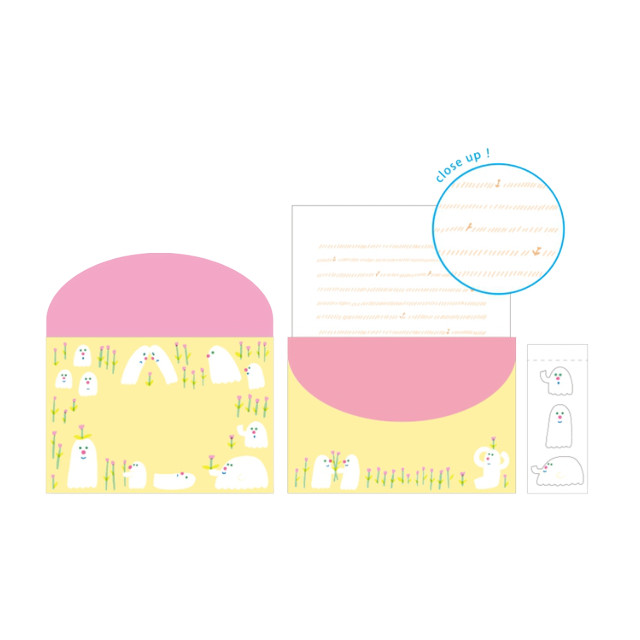 AIUEO Letter set (hana obake)goods_nameサブ画像