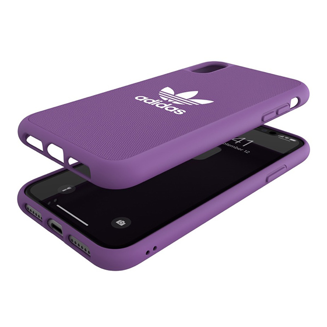 【iPhoneXR ケース】adicolor Moulded Case (active purple)