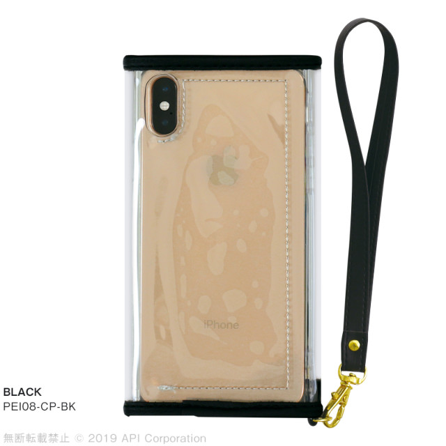 【iPhoneXS/X ケース】CLEAR POUCH (BLACK)サブ画像