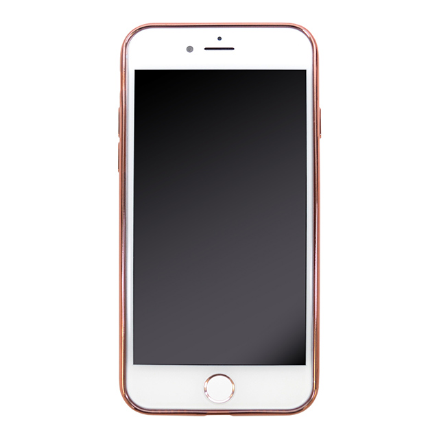 【iPhoneSE(第3/2世代)/8/7 ケース】rienda メッキクリアケース (Lace Flower/ピンク)サブ画像