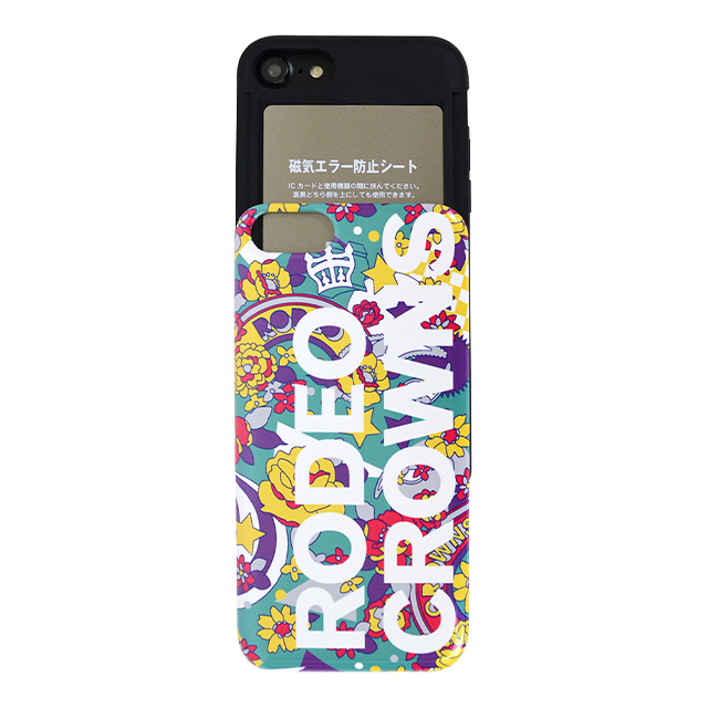 【iPhoneSE(第3/2世代)/8/7 ケース】RODEO CROWNS カード収納型背面ケース (ロゴフラワー/WHITE)サブ画像