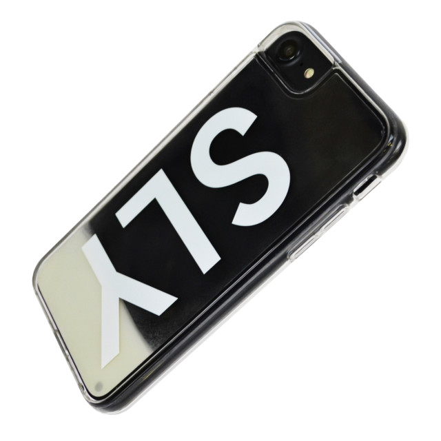 【iPhoneSE(第3/2世代)/8/7/6s/6 ケース】SLY ネオンサンドケース (LOGO/ホワイト×ブラック)goods_nameサブ画像