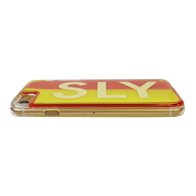 【iPhoneSE(第3/2世代)/8/7/6s/6 ケース】SLY ネオンサンドケース (LOGO/イエロー×レッド)goods_nameサブ画像