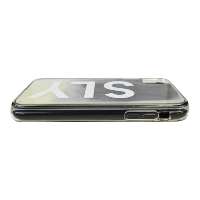 【iPhoneXR ケース】SLY ネオンサンドケース (LOGO/ホワイト×ブラック)サブ画像