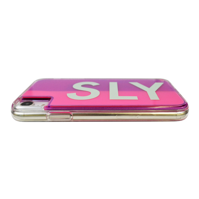 【iPhoneXR ケース】SLY ネオンサンドケース (LOGO/ピンク×パープル)サブ画像