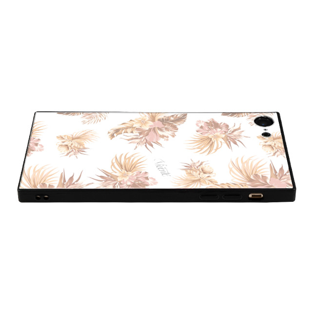 【iPhone8/7 ケース】Vicente スクエア型 ガラスケース (Vintage Hawaiian Beige)サブ画像