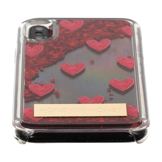 【iPhoneXS/X ケース】グリッターケース (glitter heart RED)goods_nameサブ画像