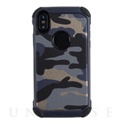 【iPhoneXS/X ケース】Gizmobies+SELECT×Gizmobies CAMO (BLUE)