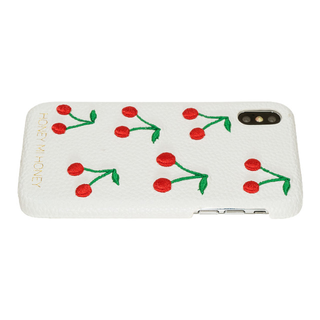 【iPhoneXS/X ケース】cherry iPhone case (WHT)goods_nameサブ画像