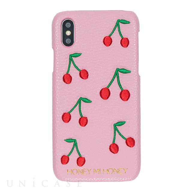 Iphonexs X ケース Cherry Iphone Case Pnk Honey Mi Honey Iphoneケースは Unicase