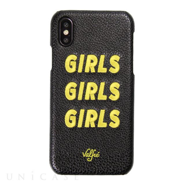 【iPhoneXS/X ケース】GIRLS GIRLS  GIRLS (YELLOW)