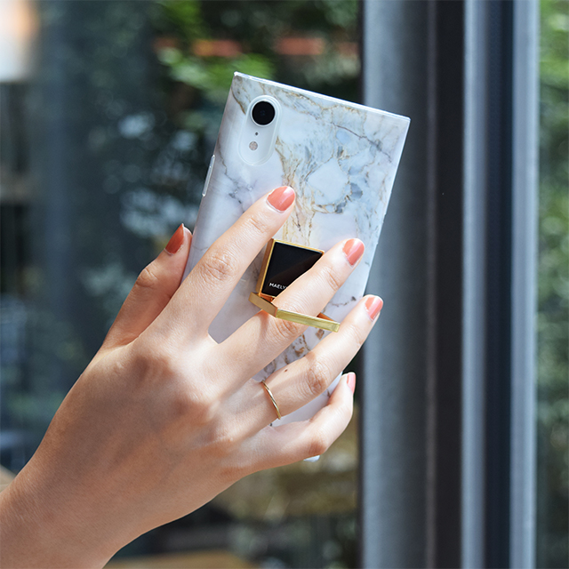 Square Smart Phone Ring (Silver Silver)サブ画像