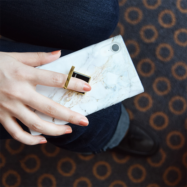 Square Smart Phone Ring (Silver Silver)サブ画像