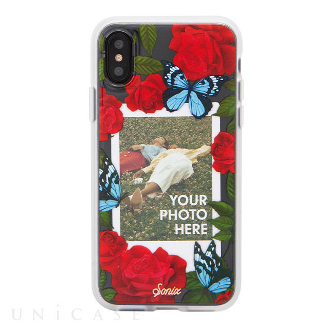 iPhoneXS/X ケース】CLEAR COAT (BUTTERFLY PHOTO) Sonix iPhoneケースは UNiCASE
