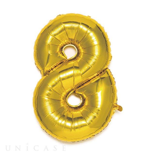 NUMBER BALLOON (GOLD8)