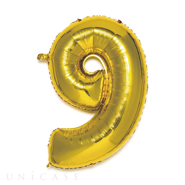 NUMBER BALLOON (GOLD9)