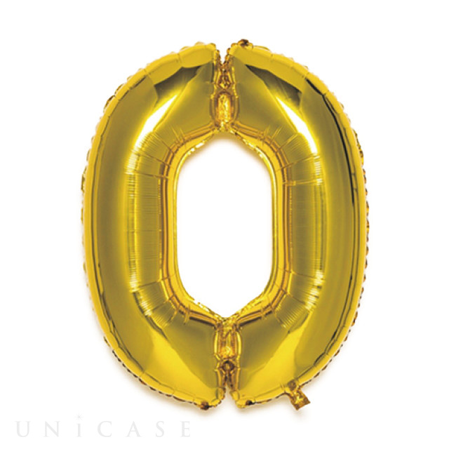 NUMBER BALLOON (GOLD0)