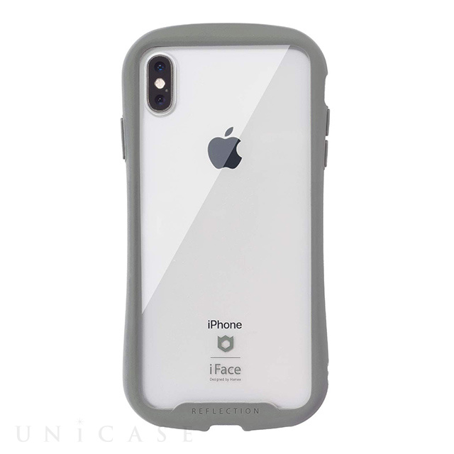 iPhoneXS/X ケース】iFace Reflection強化ガラスクリアケース (グレー ...