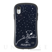 【iPhoneXR ケース】PEANUTS iFace First Classケース (スヌーピー＆ウッドストック/星空)