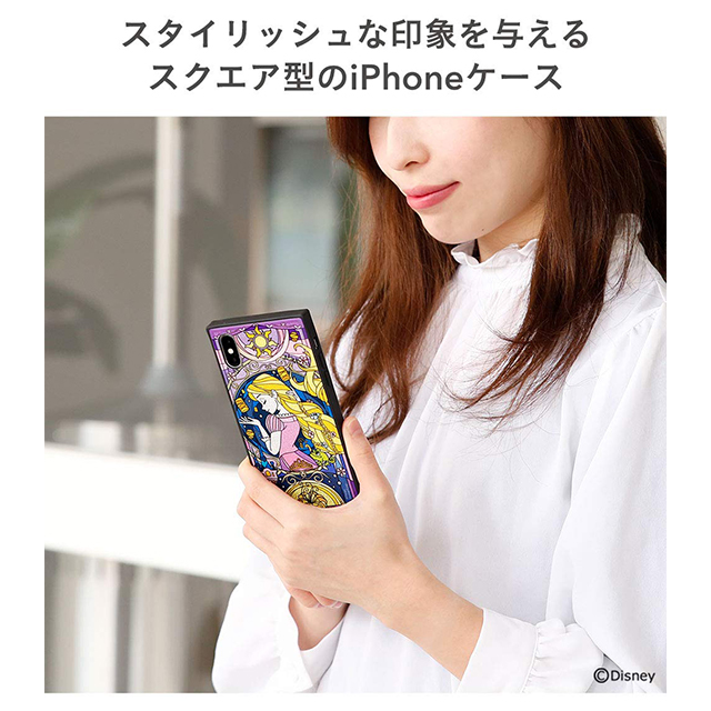 【iPhoneXS/X ケース】ディズニーキャラクター TILEケース (アリス/グリッター)goods_nameサブ画像