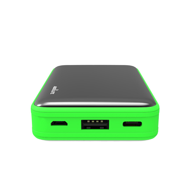 Fast Charge mini 10000｜Type-C PD・QC3.0搭載モバイルバッテリー (ブラック×グリーン)サブ画像
