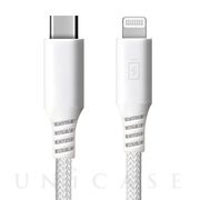 USB Type-C ＆ Lightning USBケーブル 1m (ホワイト/タフ)