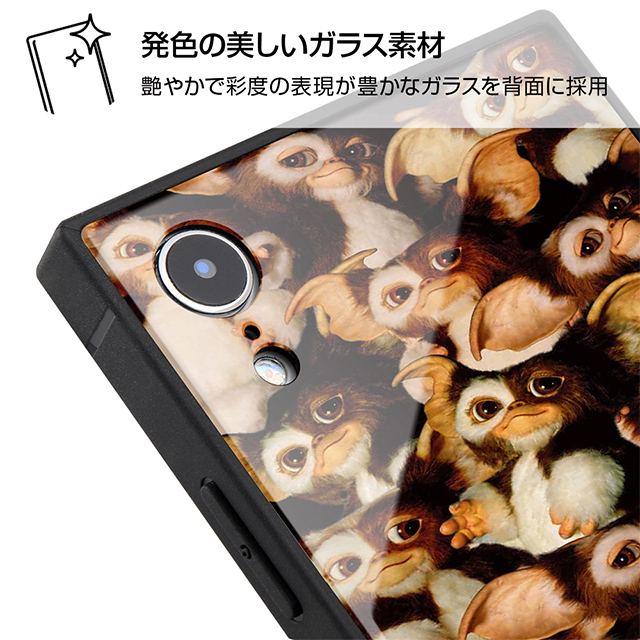 【iPhoneXR ケース】グレムリン/耐衝撃ガラスケース KAKU (WARNING)goods_nameサブ画像