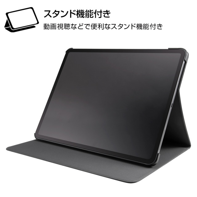【iPad Pro(12.9inch)(第3世代) ケース】レザーケース スタンド機能付き タッチペン対応 (ブラック)goods_nameサブ画像