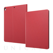 【iPad Air(10.5inch)(第3世代)/Pro(10.5inch) ケース】レザーケース スタンド機能付き (レッド)