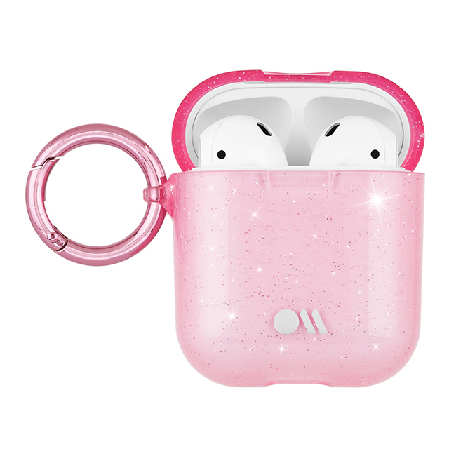 【AirPods(第2/1世代) ケース】Hook Ups Case＆ Neck Strap (Sheer Crystal - Blush Pink)サブ画像