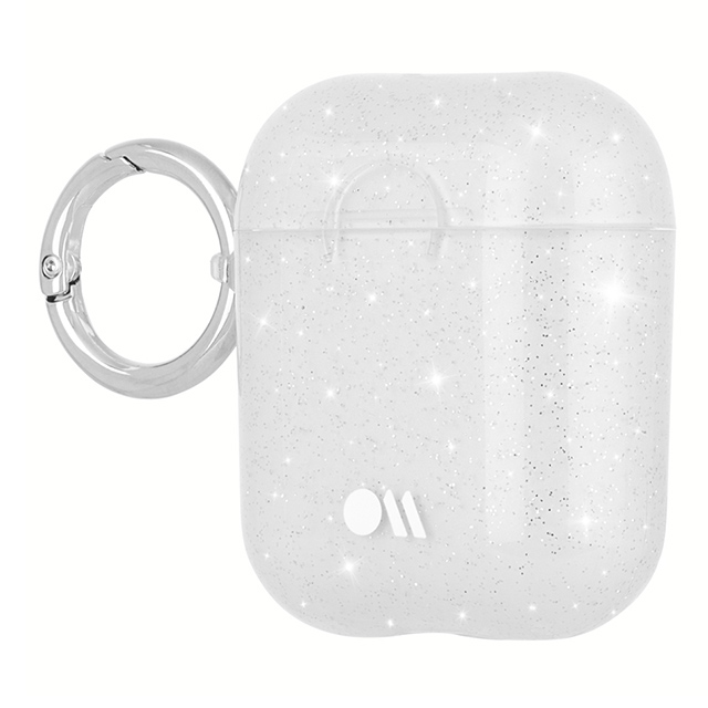 【AirPods(第2/1世代) ケース】Hook Ups Case＆ Neck Strap (Sheer Crystal - Metallic Silver)サブ画像