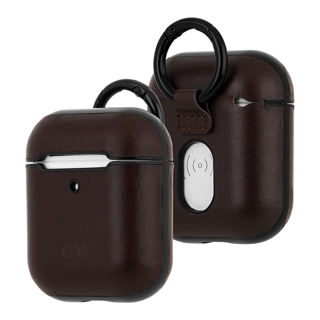 【AirPods(第2/1世代) ケース】Hook Ups Case＆ Neck Strap - Leather - (Brown)サブ画像