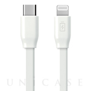 USB Type-C ＆ Lightning USBケーブル 1.5m (ホワイト/フラット)