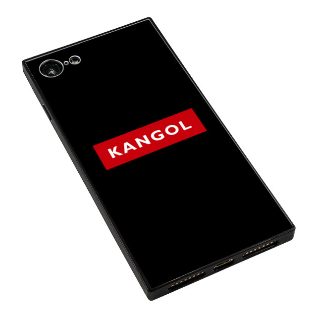 【iPhone8/7 ケース】KANGOL スクエア型 ガラスケース [KANGOL BOX(RED)]サブ画像