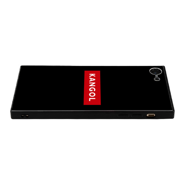 【iPhone8/7 ケース】KANGOL スクエア型 ガラスケース [KANGOL BOX(RED)]サブ画像