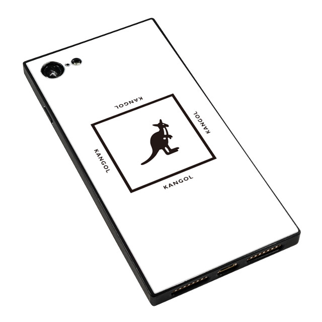 【iPhone8/7 ケース】KANGOL スクエア型 ガラスケース [KANGOL SQUARE(WHT)]goods_nameサブ画像
