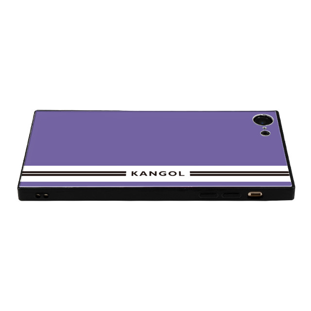 【iPhone8/7 ケース】KANGOL スクエア型 ガラスケース [KANGOL LINE(PPL)]サブ画像
