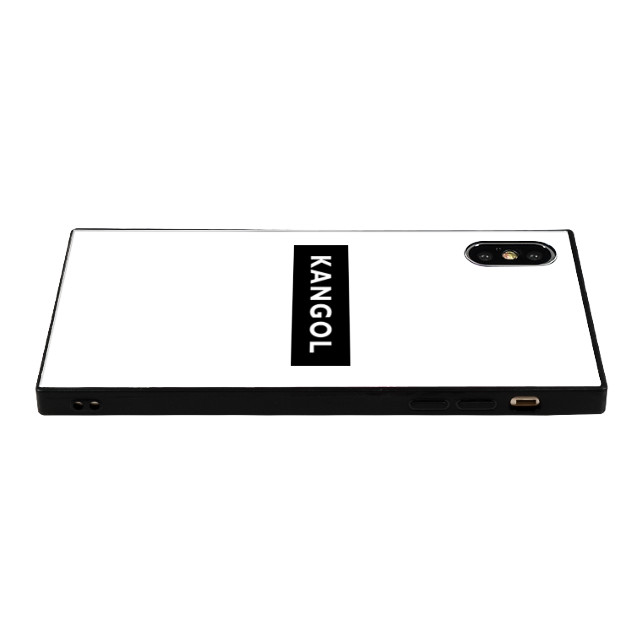【iPhoneXS/X ケース】KANGOL スクエア型 ガラスケース [KANGOL BOX(WHT)]goods_nameサブ画像