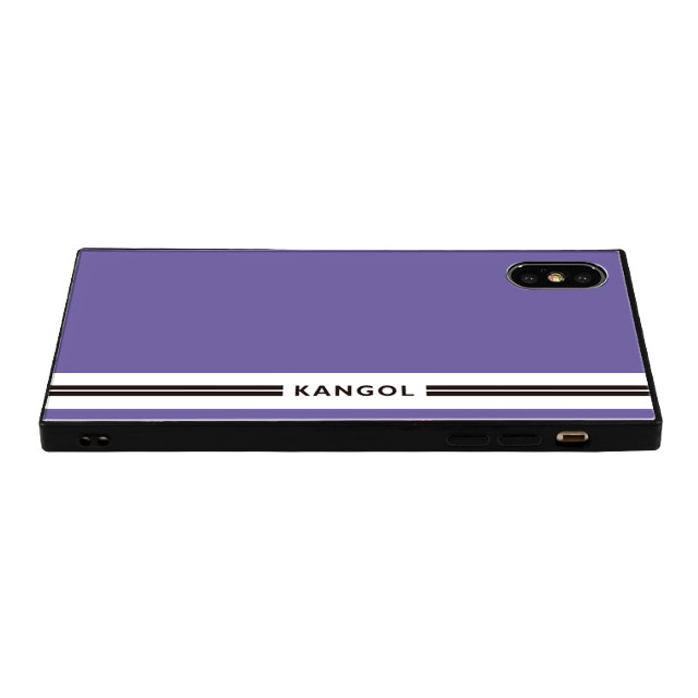 【iPhoneXS/X ケース】KANGOL スクエア型 ガラスケース [KANGOL LINE(PPL)]サブ画像
