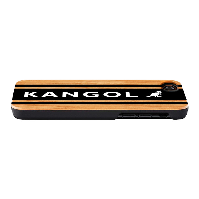 【iPhone8/7/6s/6 ケース】KANGOL ウッドケース [KANGOL BOX LOGO(BLK)]goods_nameサブ画像