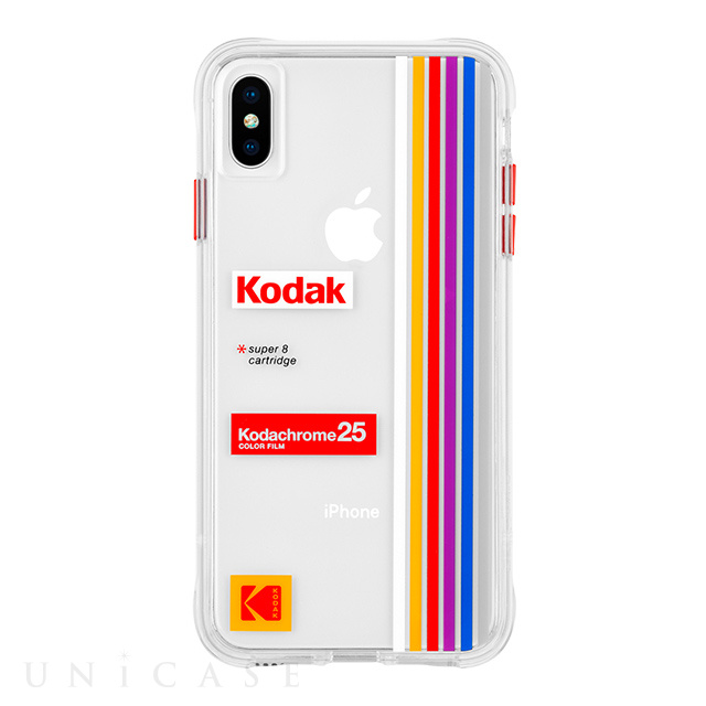 【iPhoneXS/X ケース】Kodak Case (Kodak Striped Kodachrome Super 8)