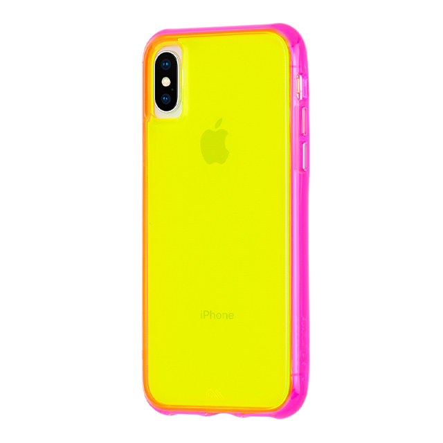 【iPhoneXS Max ケース】Tough Clear (Neon Green/Pink Neon)goods_nameサブ画像