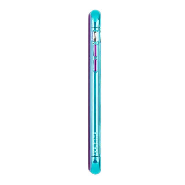 【iPhoneXS Max ケース】Tough Clear (Neon Turquoise/Purple)サブ画像