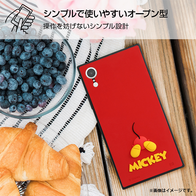 【iPhoneXR ケース】ディズニーキャラクター/耐衝撃ハイブリッド シリコン KAKU (ミッキー)goods_nameサブ画像